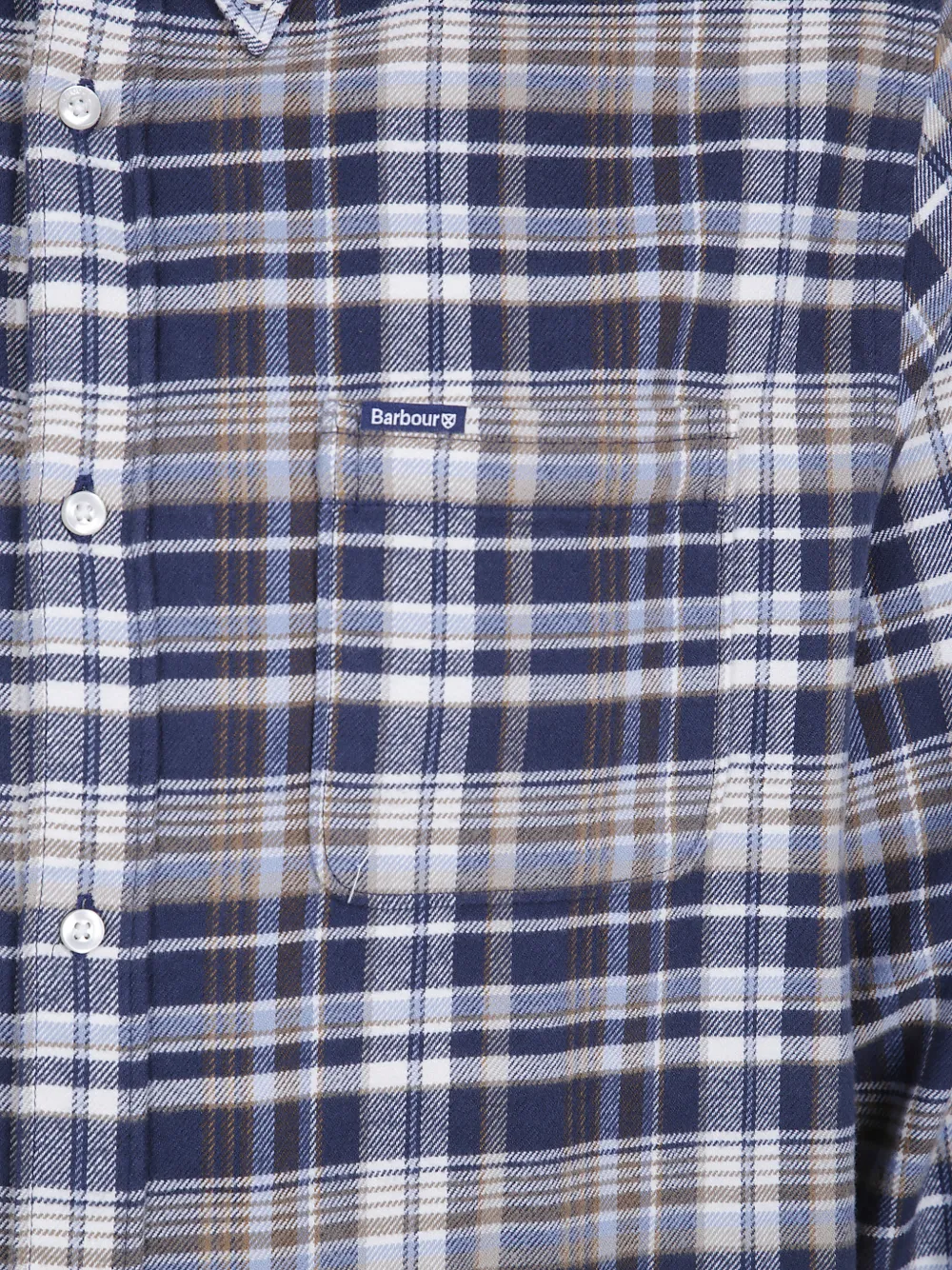Barbour Geruit overhemd Blauw