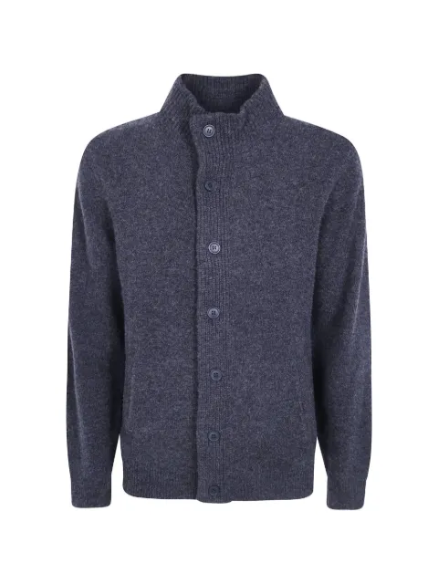 Barbour button-fastening cardigan