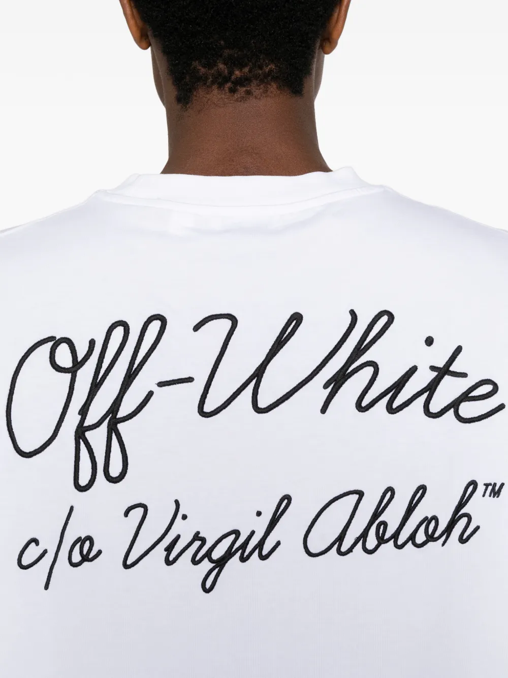 Off-White T-shirt met logoprint Wit