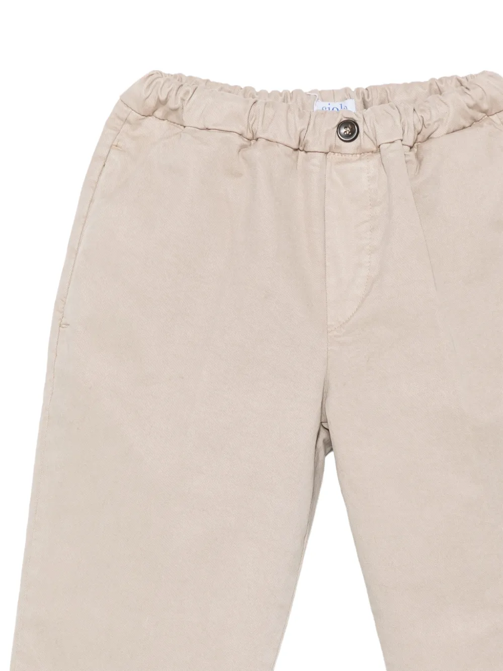 Siola Broek met elastische taille Beige