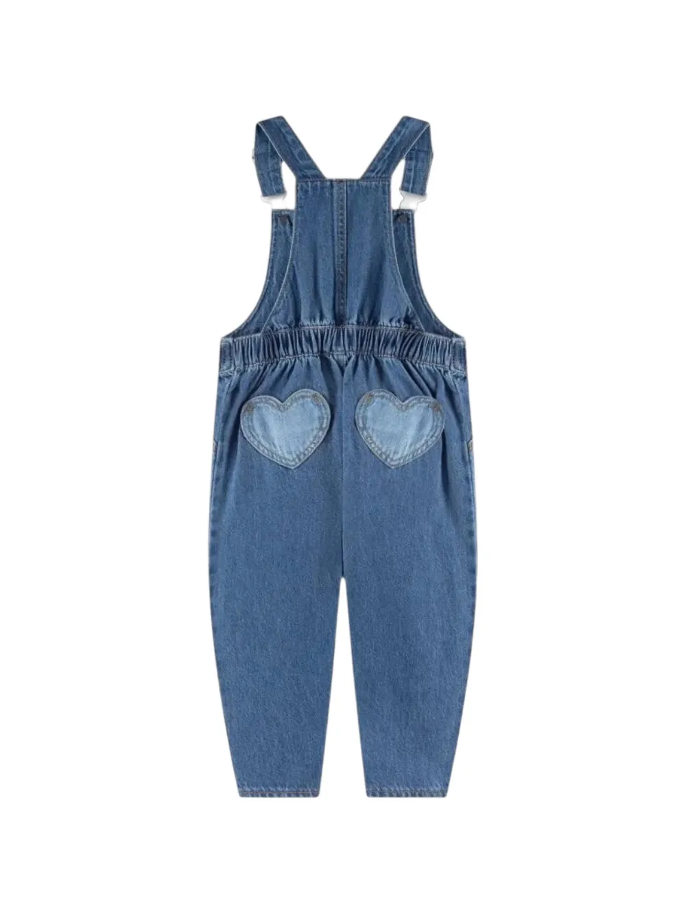 Levi's Kids Ballonoverall met hart-patch Blauw