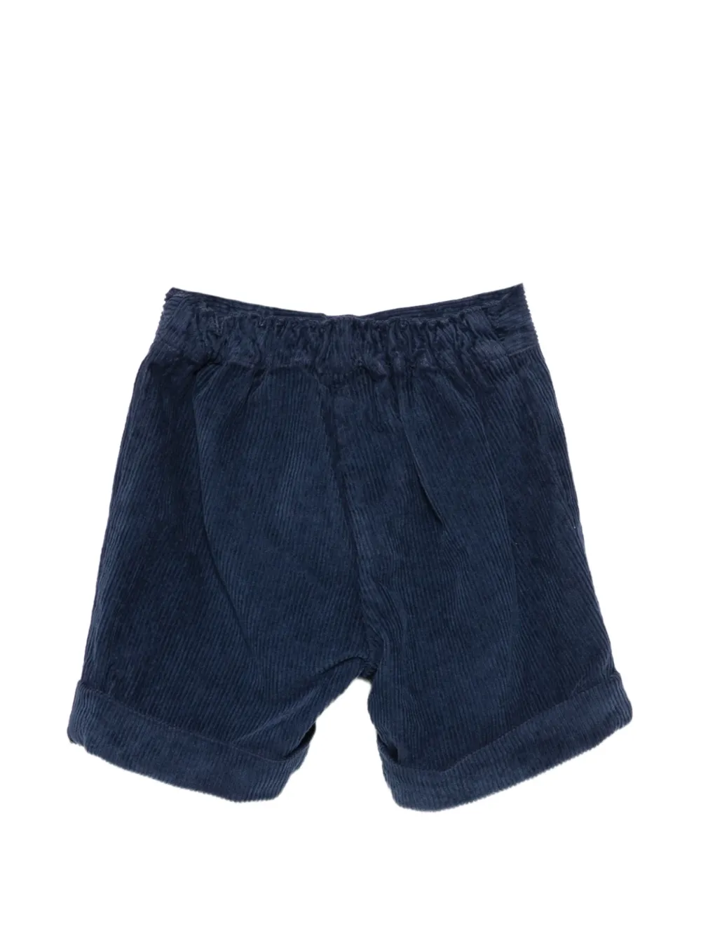 Siola corduroy turn-up shorts Blauw