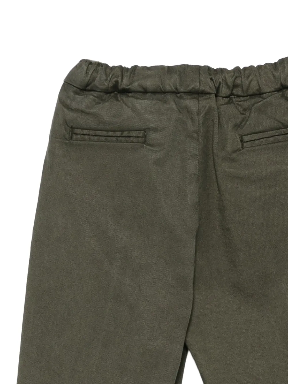 Siola Adam broek met elastische taille Groen