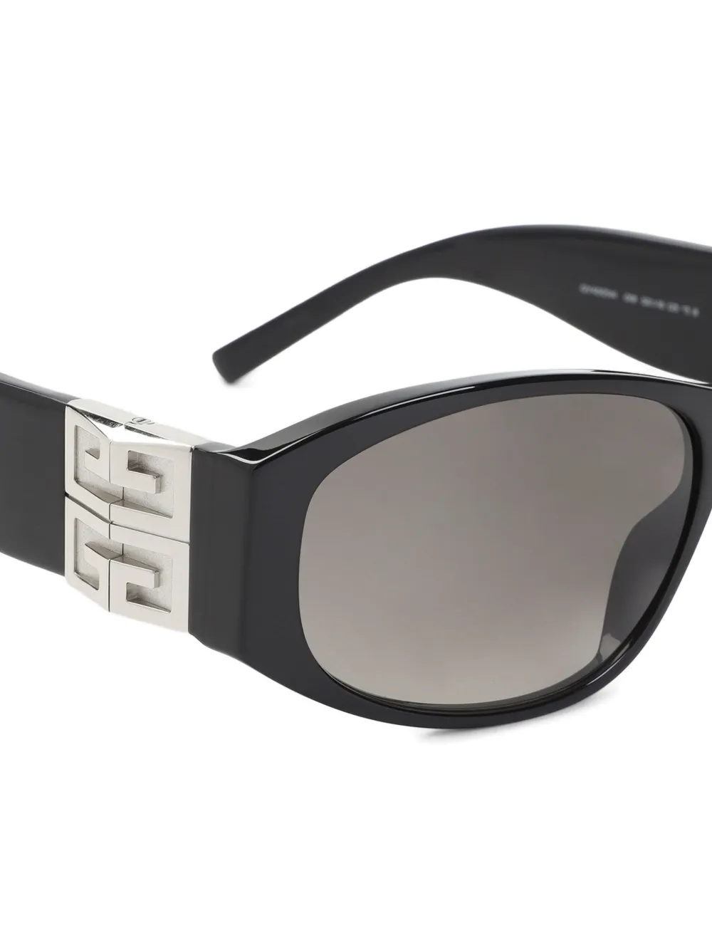 Givenchy Eyewear 4G zonnebril met ovaal montuur Zwart