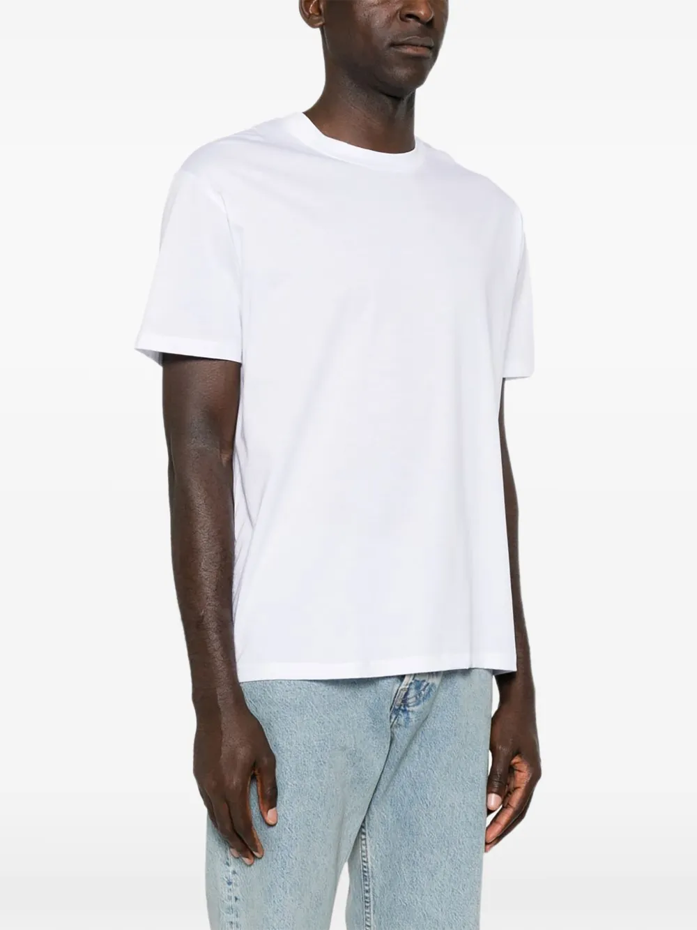 AMARÁNTO T-shirt met ronde hals Wit
