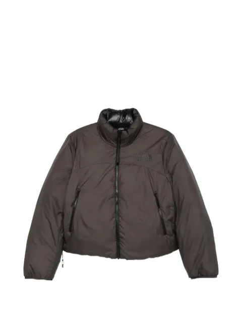 The North Face logo-embroidered reversible puffer jacket