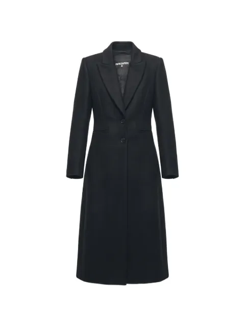 Patrizia Pepe manteau à col à revers et détail de mouche