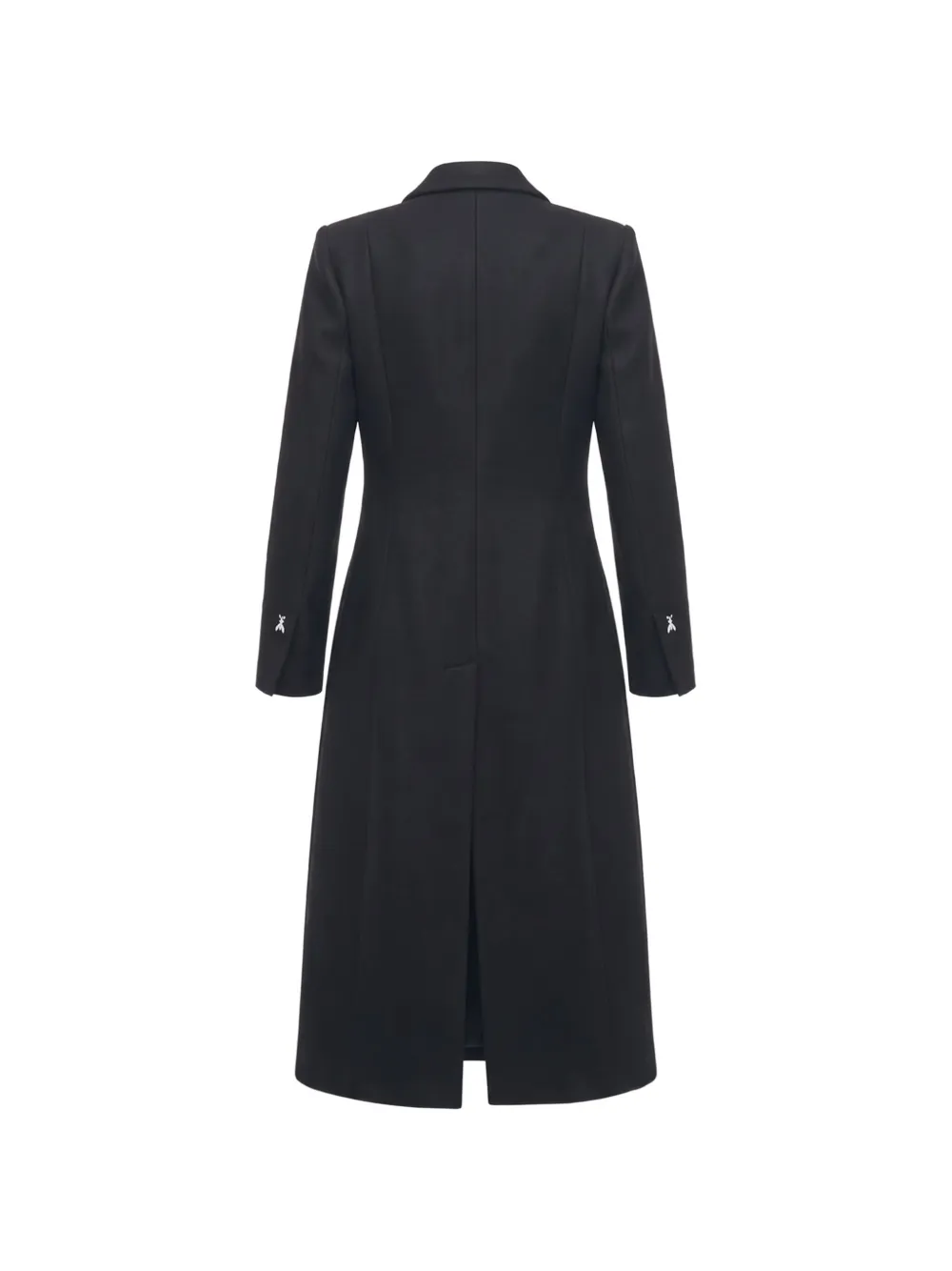 Patrizia Pepe Jas met revers en Fly-detail Zwart