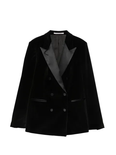 Tagliatore double-breasted velvet suit