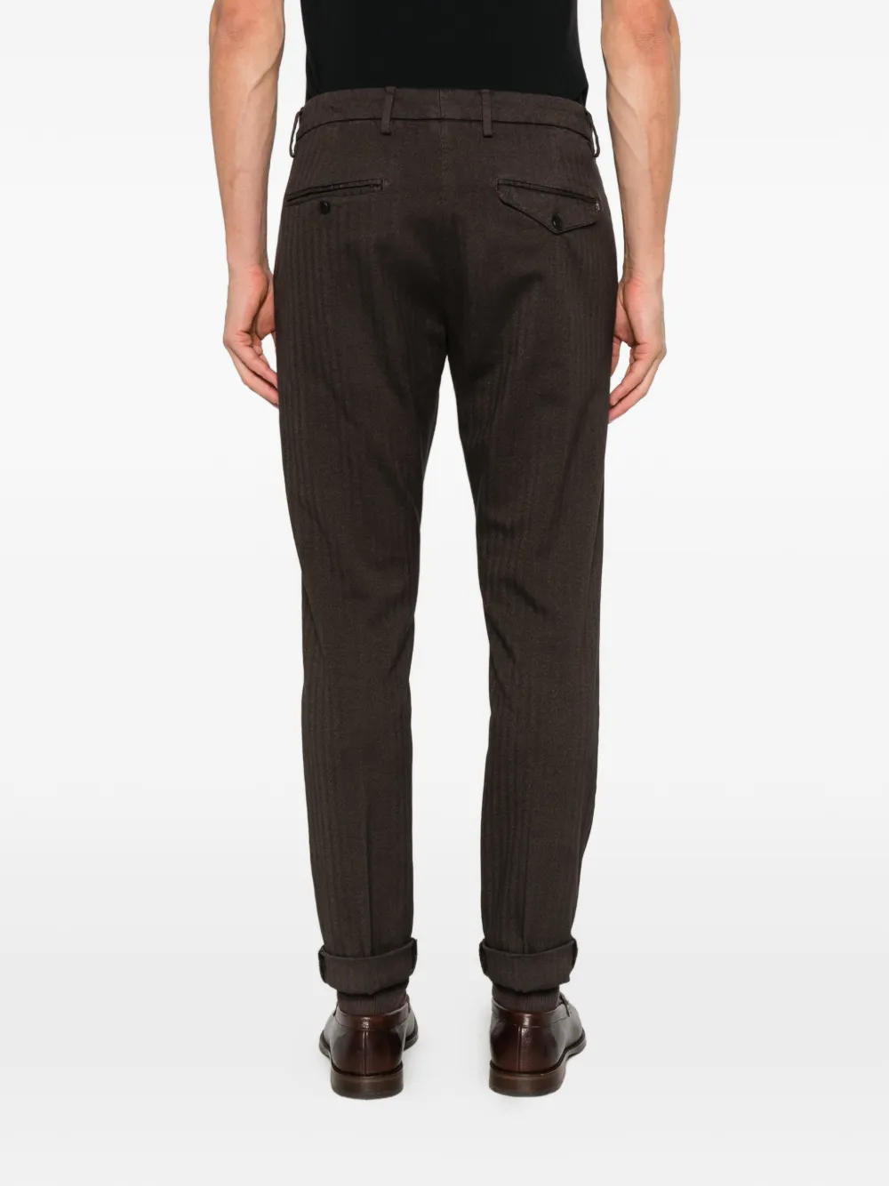 DONDUP Joe carrot-fit chinos Bruin