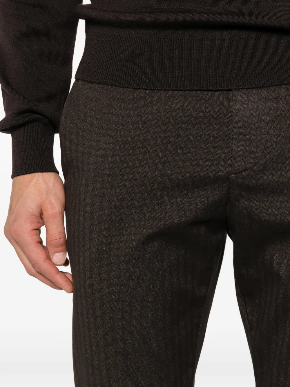 DONDUP Joe carrot-fit chinos Bruin