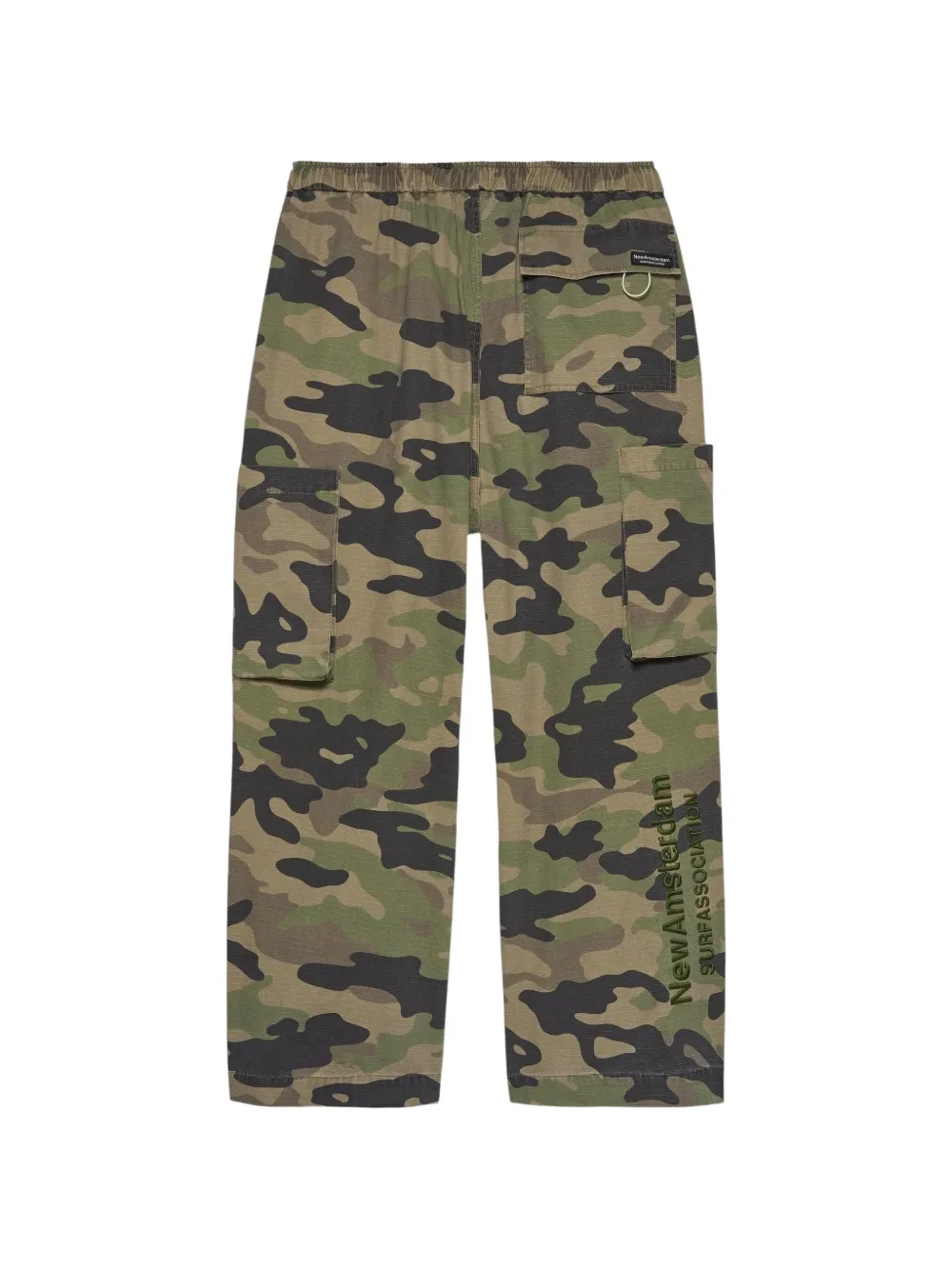 New Amsterdam Surfassociation Cargobroek met camouflage-print Groen