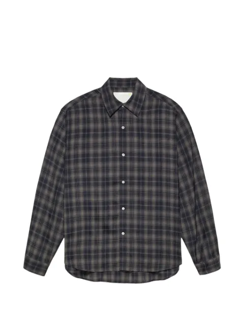 New Amsterdam Surfassociation camisa manga larga con cuadros estampados