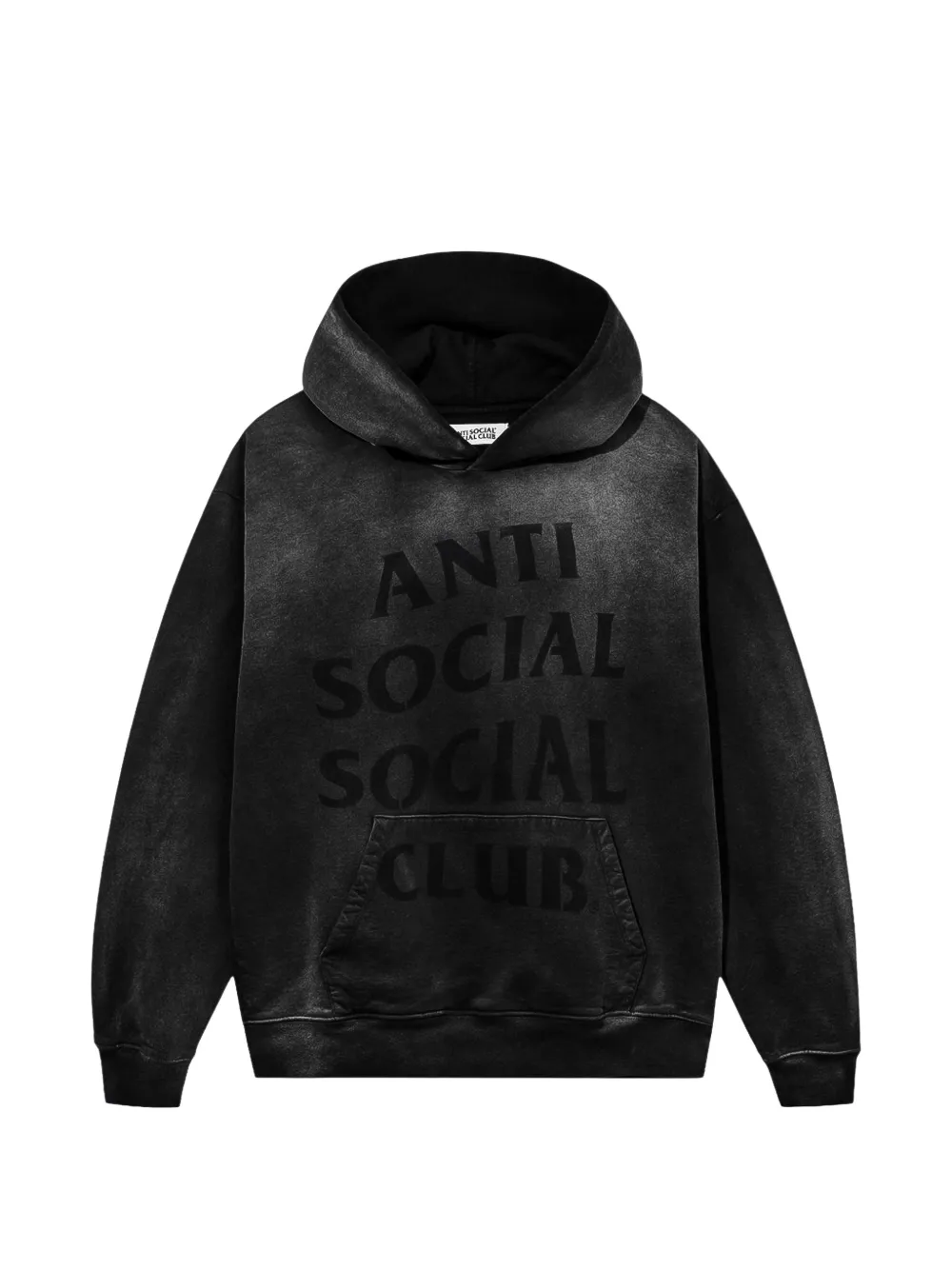 Anti Social Social Club Missing logo-print hoodie - Nero