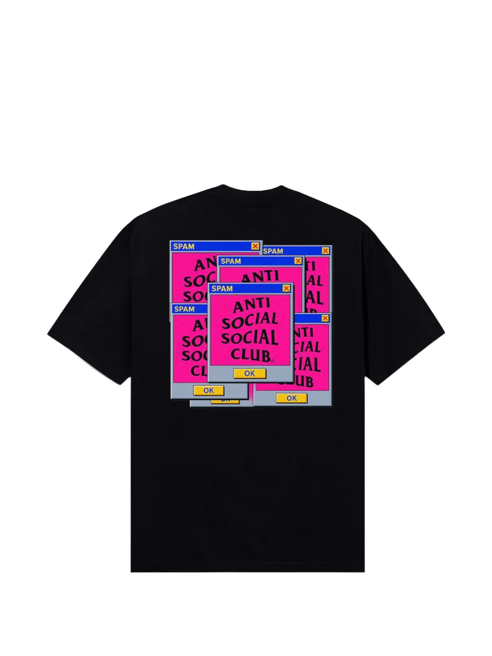 Anti Social Club Browser T-shirt Zwart