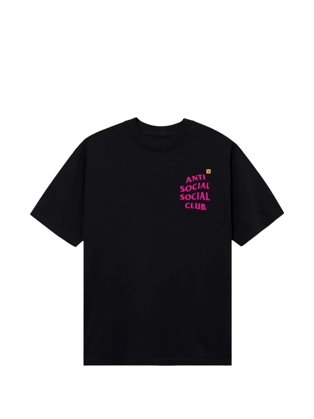 Anti Social Club Browser T-shirt Zwart