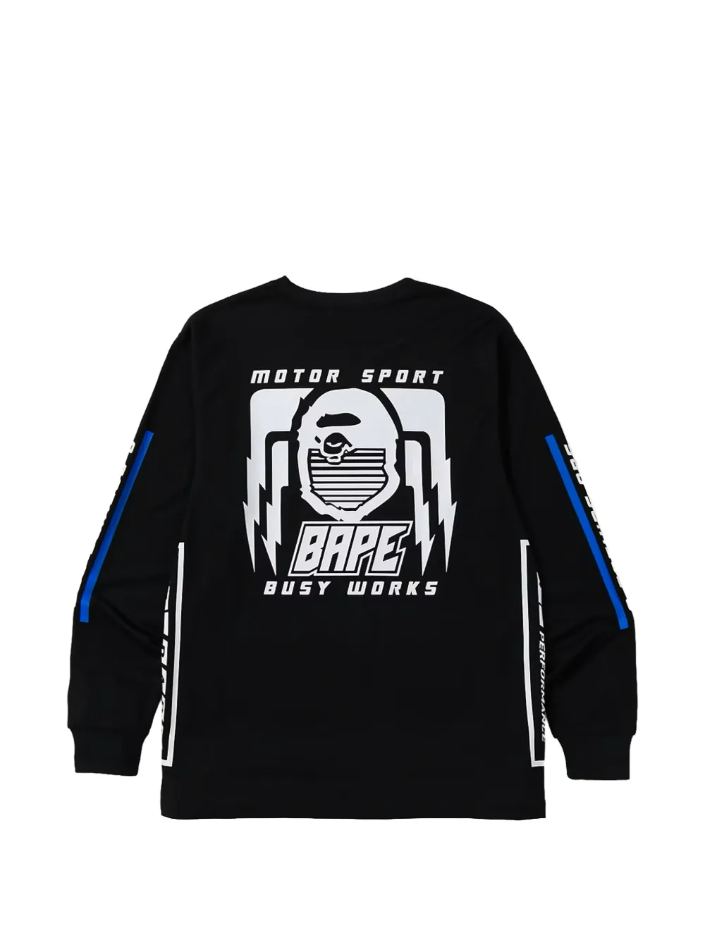 A BATHING APE T-shirt met print Zwart