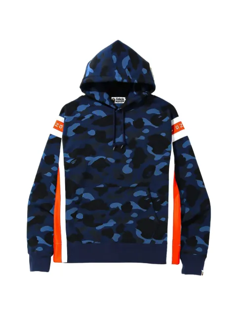 A BATHING APE® Color Camo logo-tape hoodie