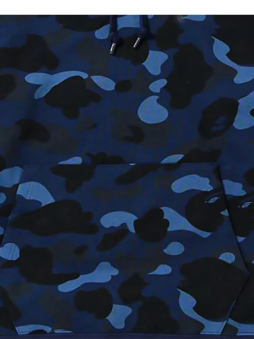 A BATHING APE Color Camo logo-tape hoodie Blauw