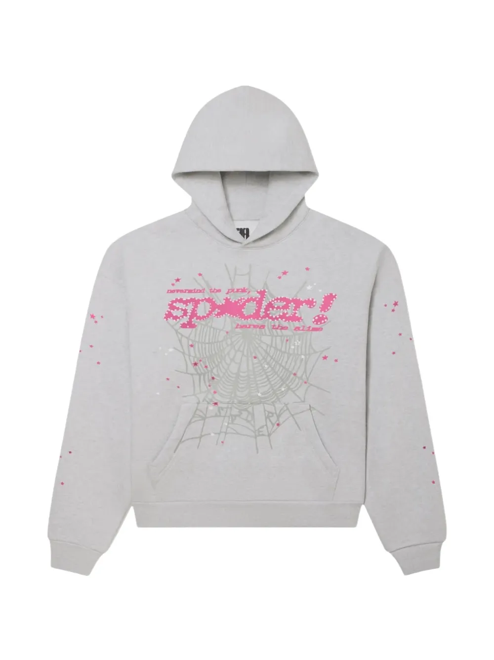 SP5DER Punk V2 hoodie met print Grijs
