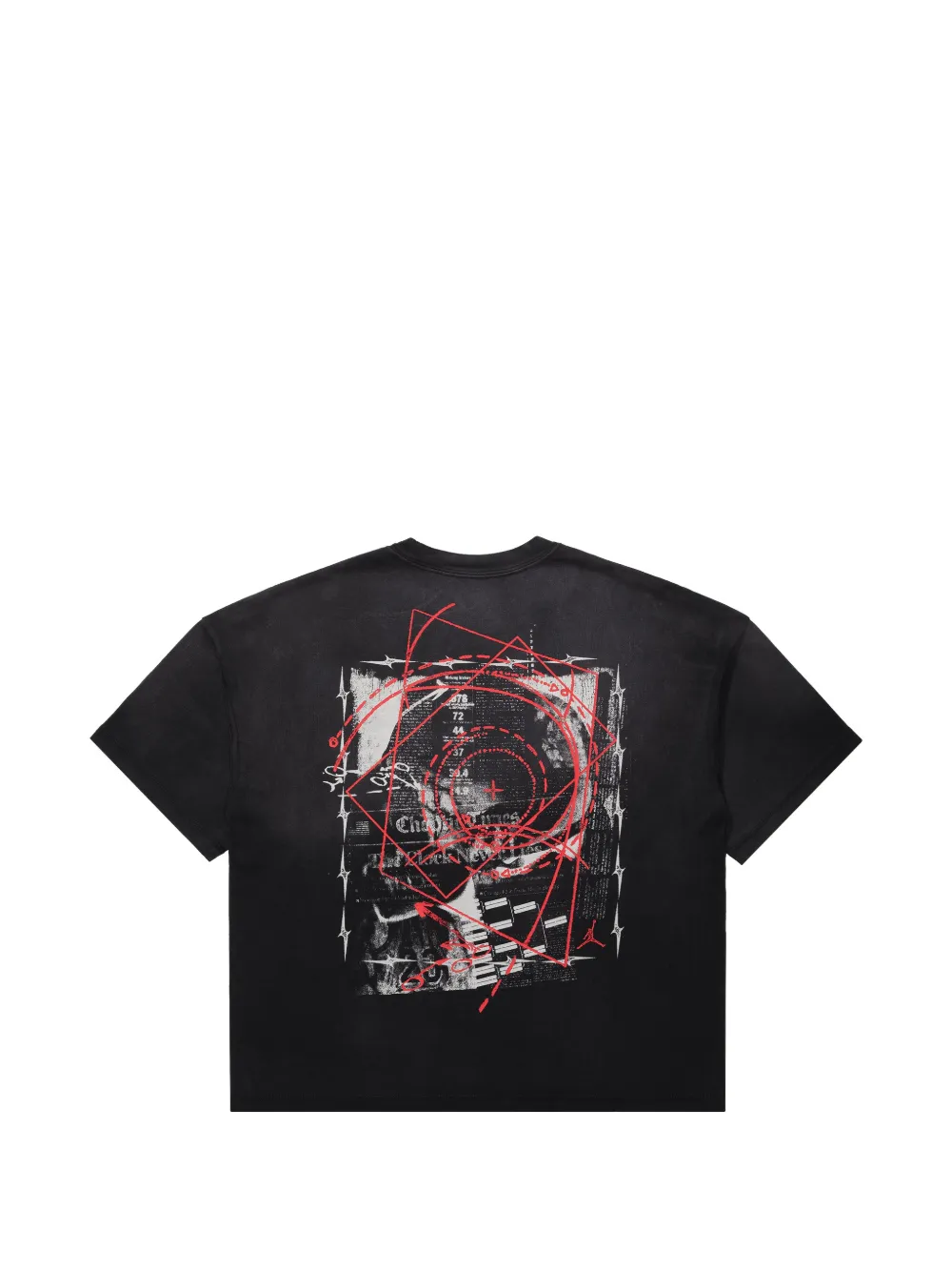 Jordan NBHD Pack News T-shirt Zwart