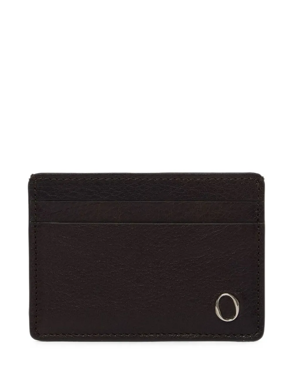 Orciani leather cardholder - Marrone