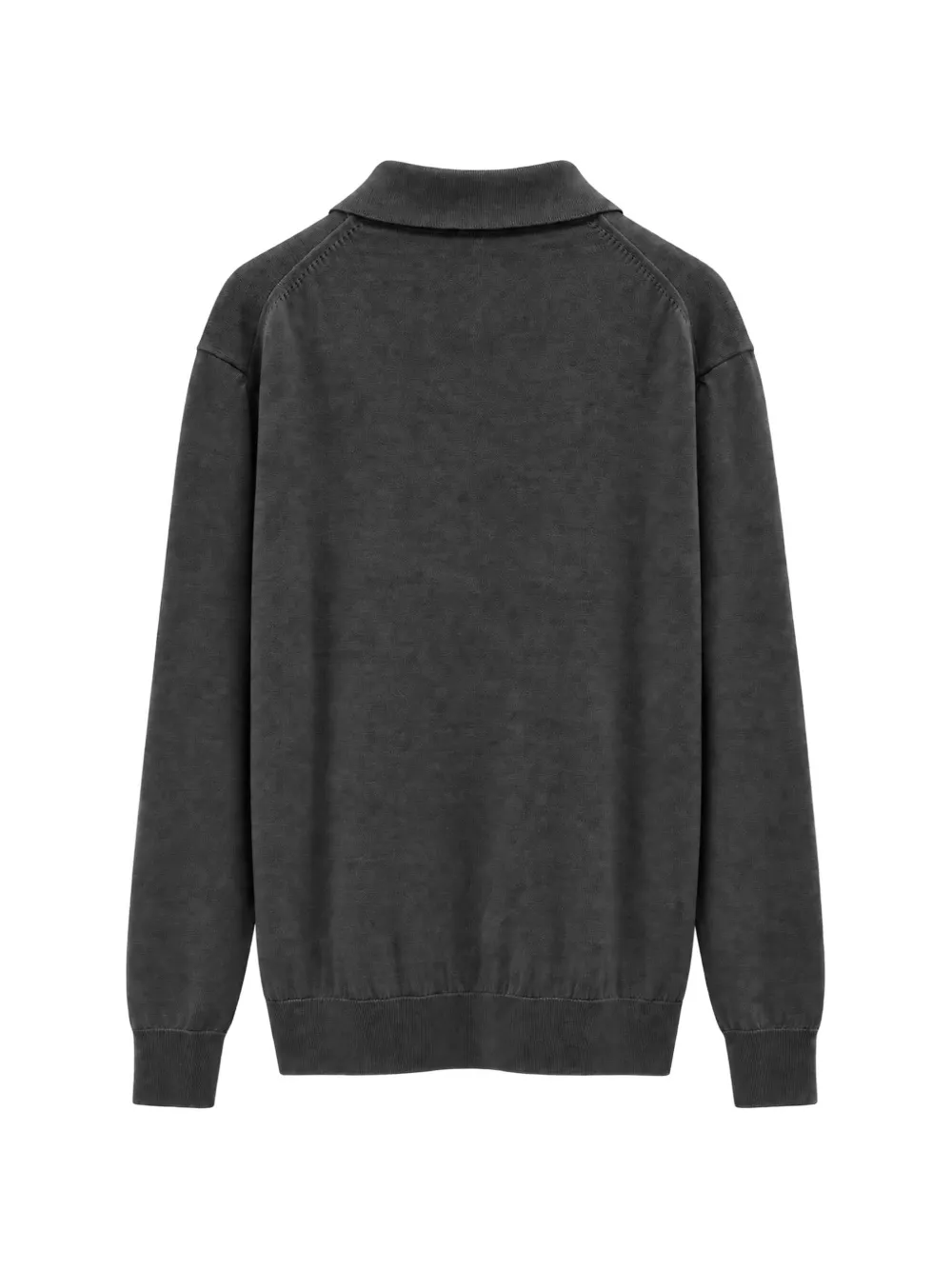 Costumein Pablo poloshirt met lange mouwen Grijs