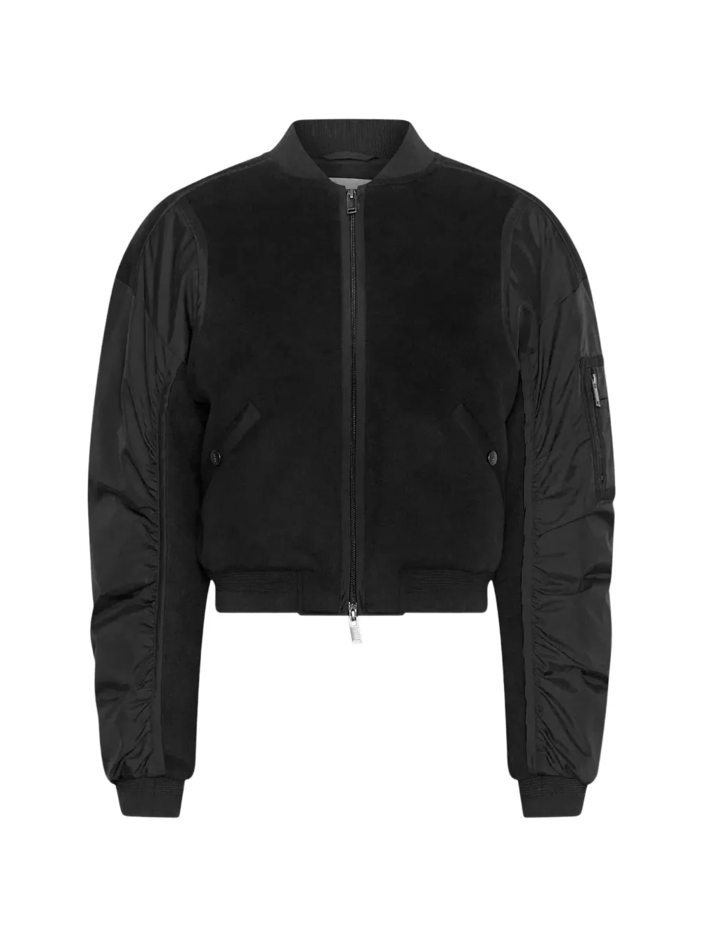 STEL brushed wool bomber jacket