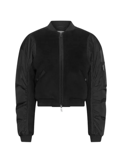 STEL brushed wool bomber jacket