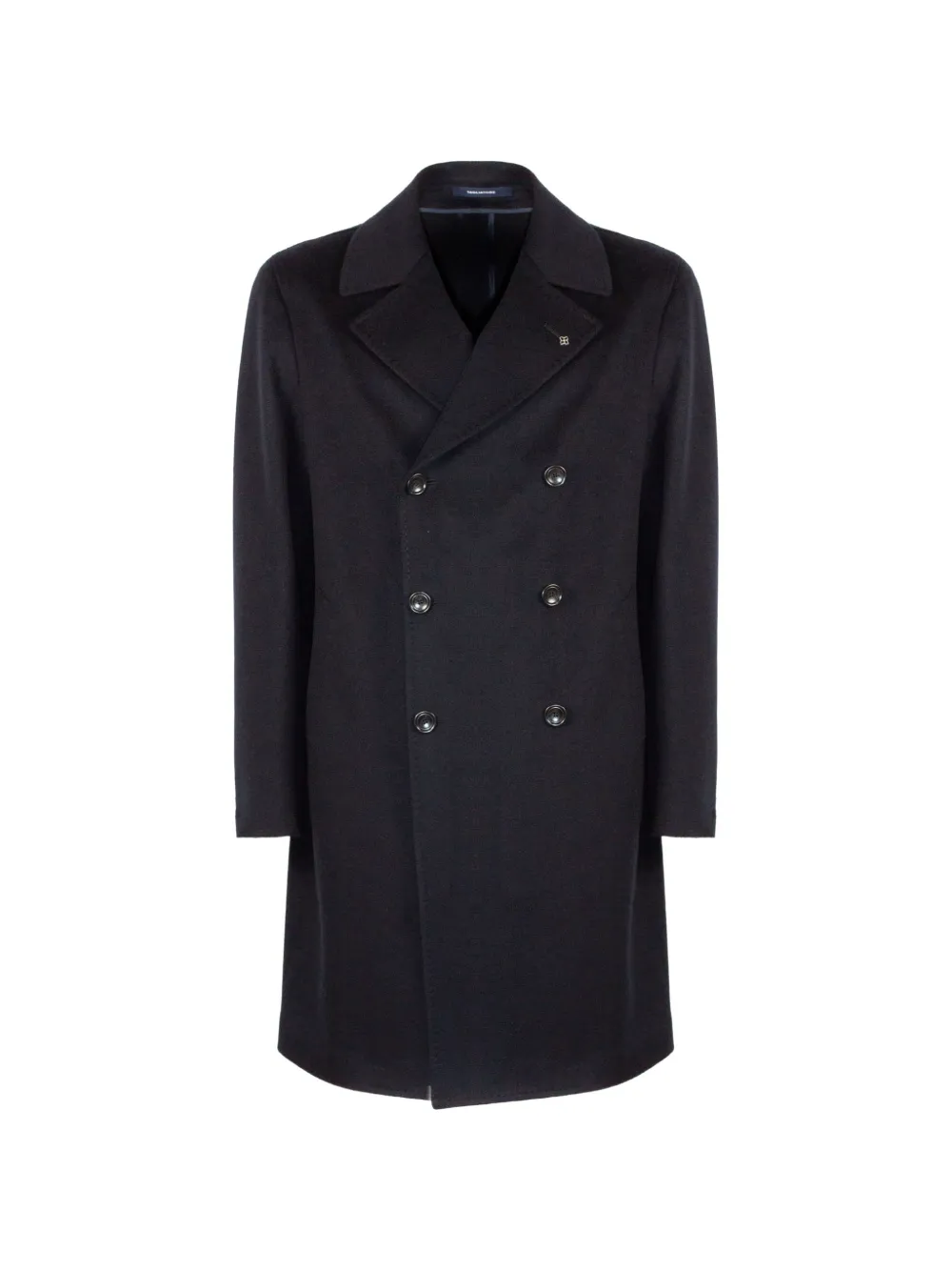 Tagliatore double-breasted virgin wool coat - Blue
