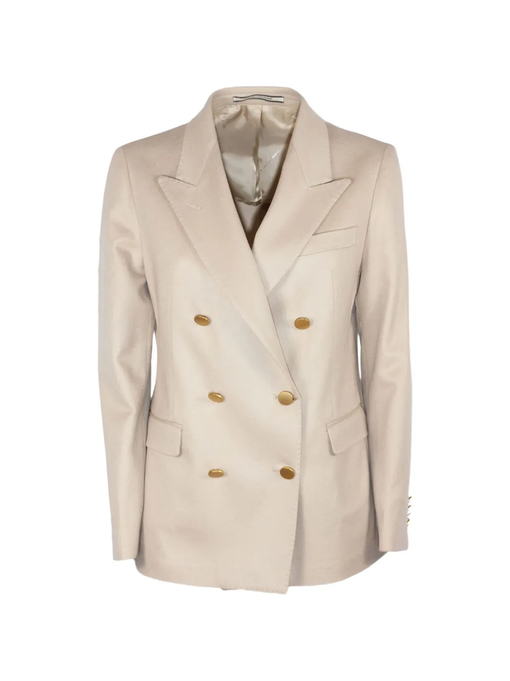 Tagliatore double-breasted cashmere blazer - Toni neutri