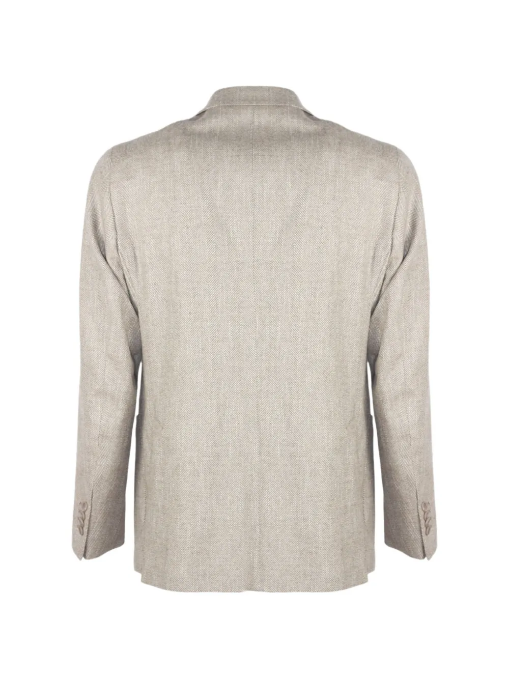 Tagliatore Blazer met visgraatpatroon Beige