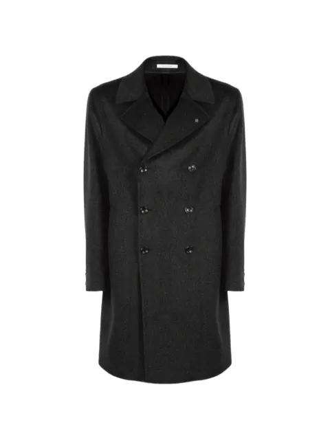 Tagliatore double-breasted virgin wool coat