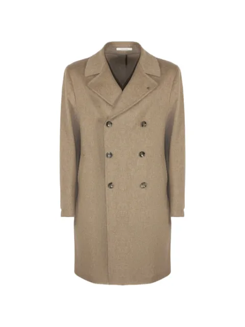Tagliatore double-breasted virgin wool coat
