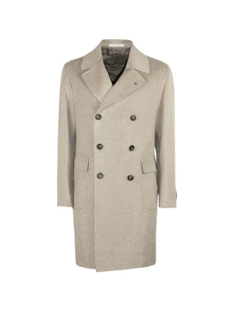 Tagliatore double-breasted cashmere coat
