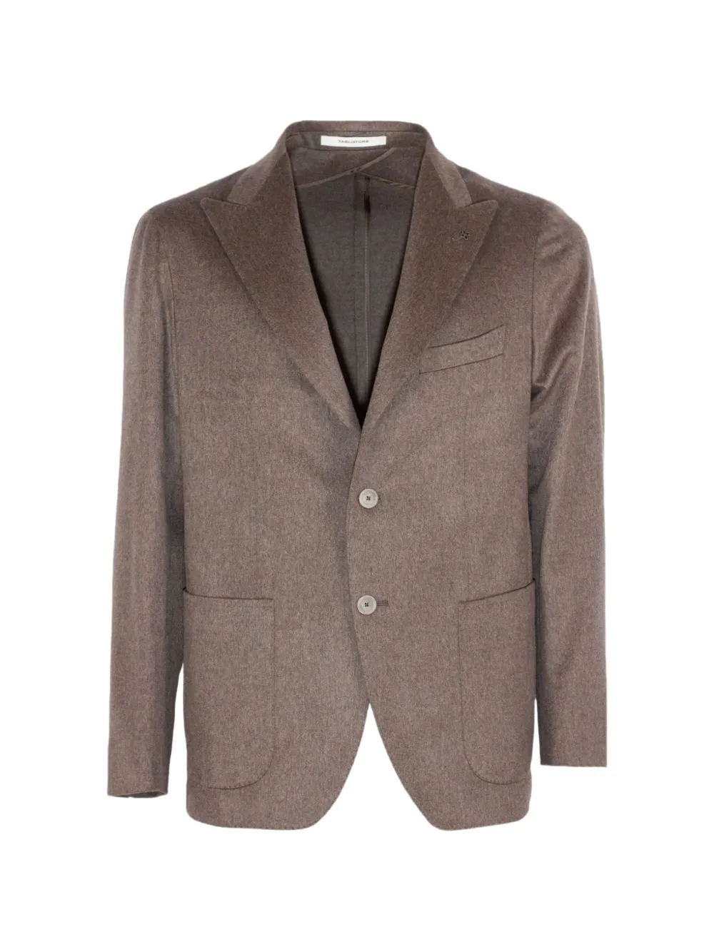 Tagliatore single-breasted peaked-lapel blazer - Brown
