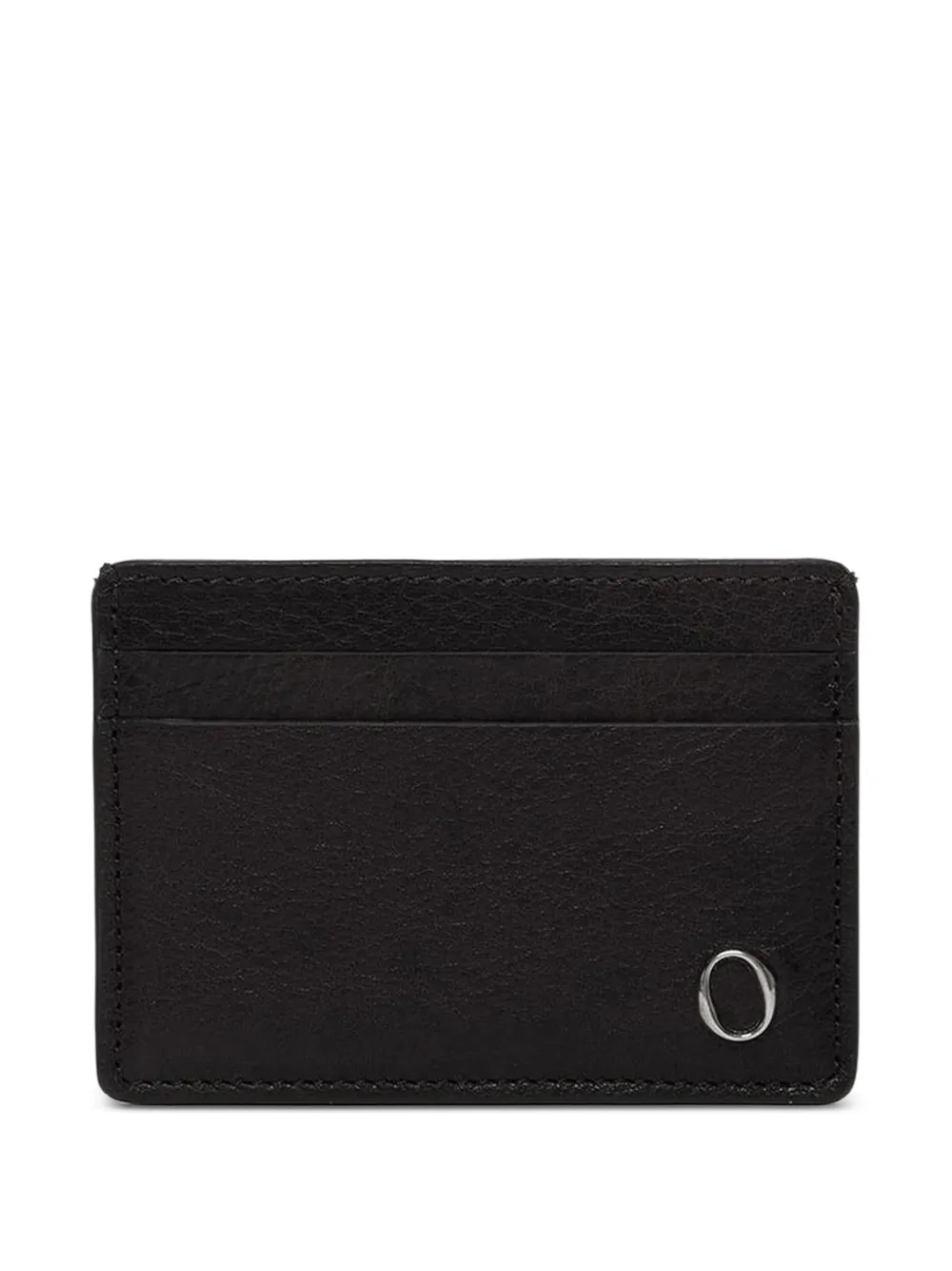 Orciani Lagoon leather cardholder - Schwarz