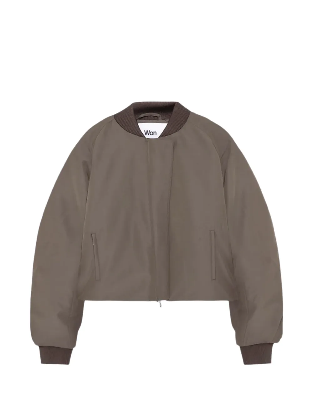 Won Hundred Otto Padded Bomber Jacket In Brown