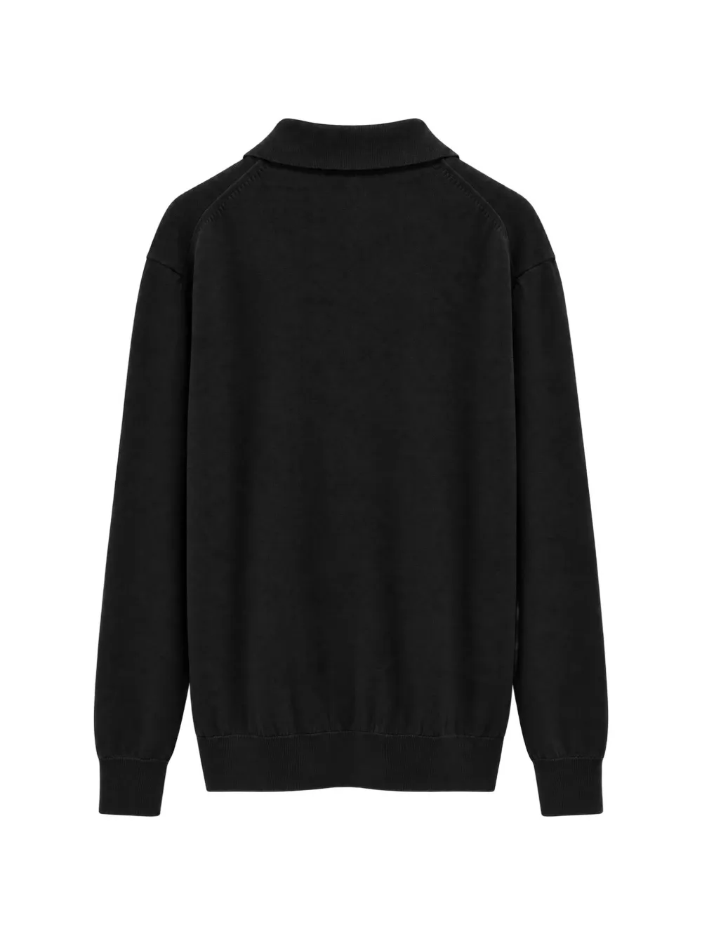 Costumein Pablo wollen poloshirt Zwart