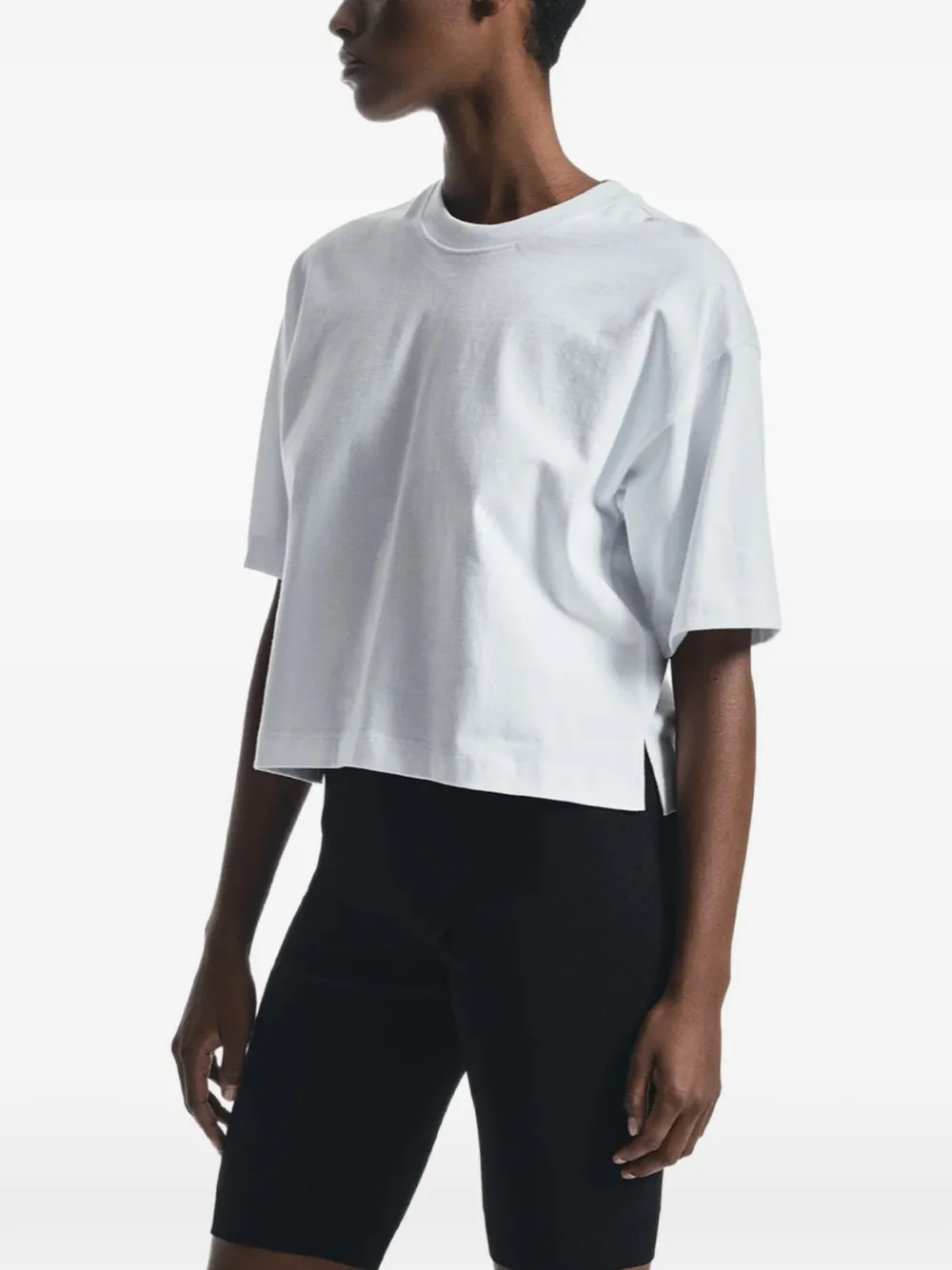 STEL cropped cotton T-shirt