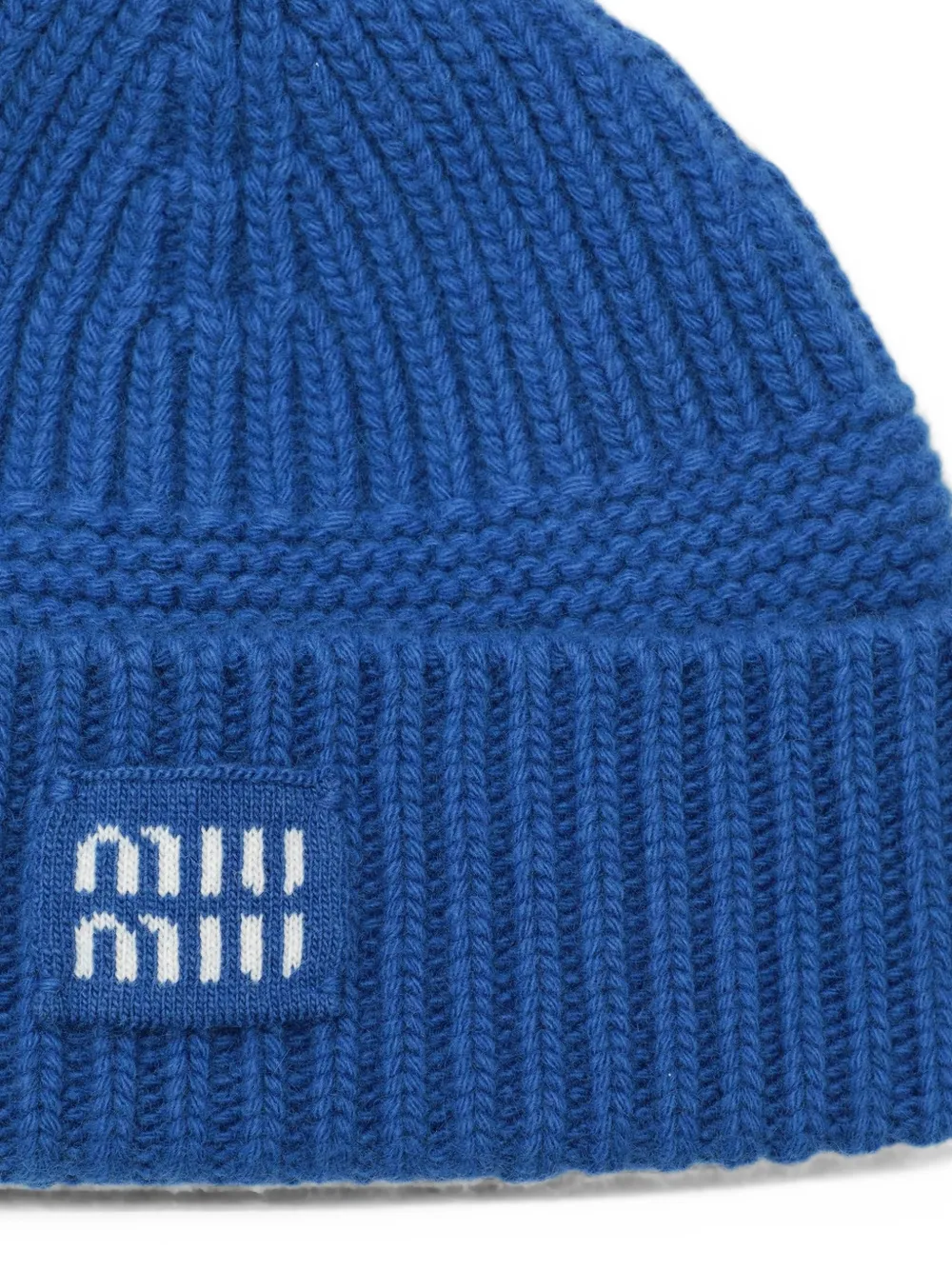 Miu Wollen en kasjmier muts Blauw