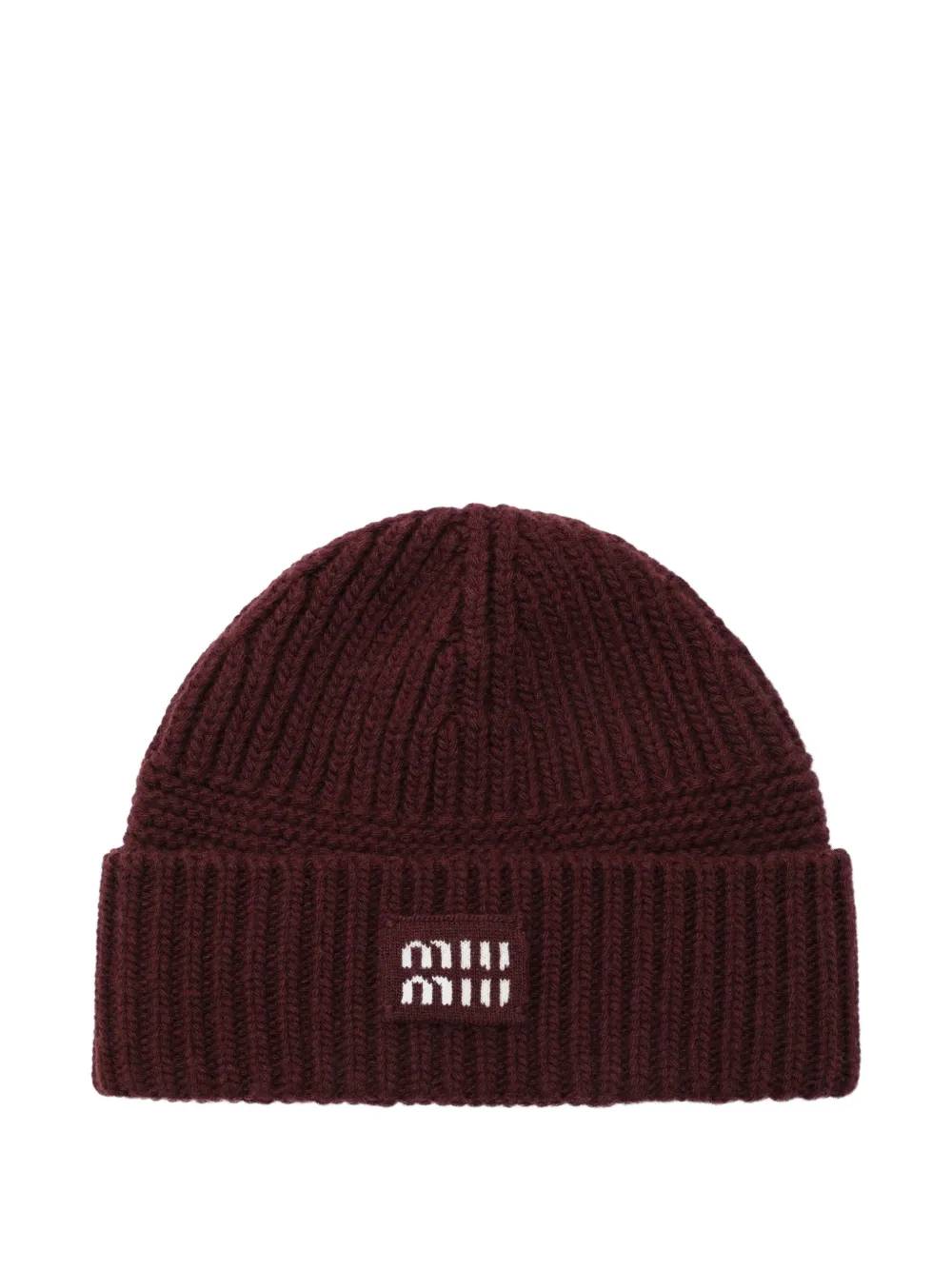 Miu Wollen en kasjmier muts Rood