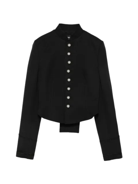 Ann Demeulemeester stand-collar jacket