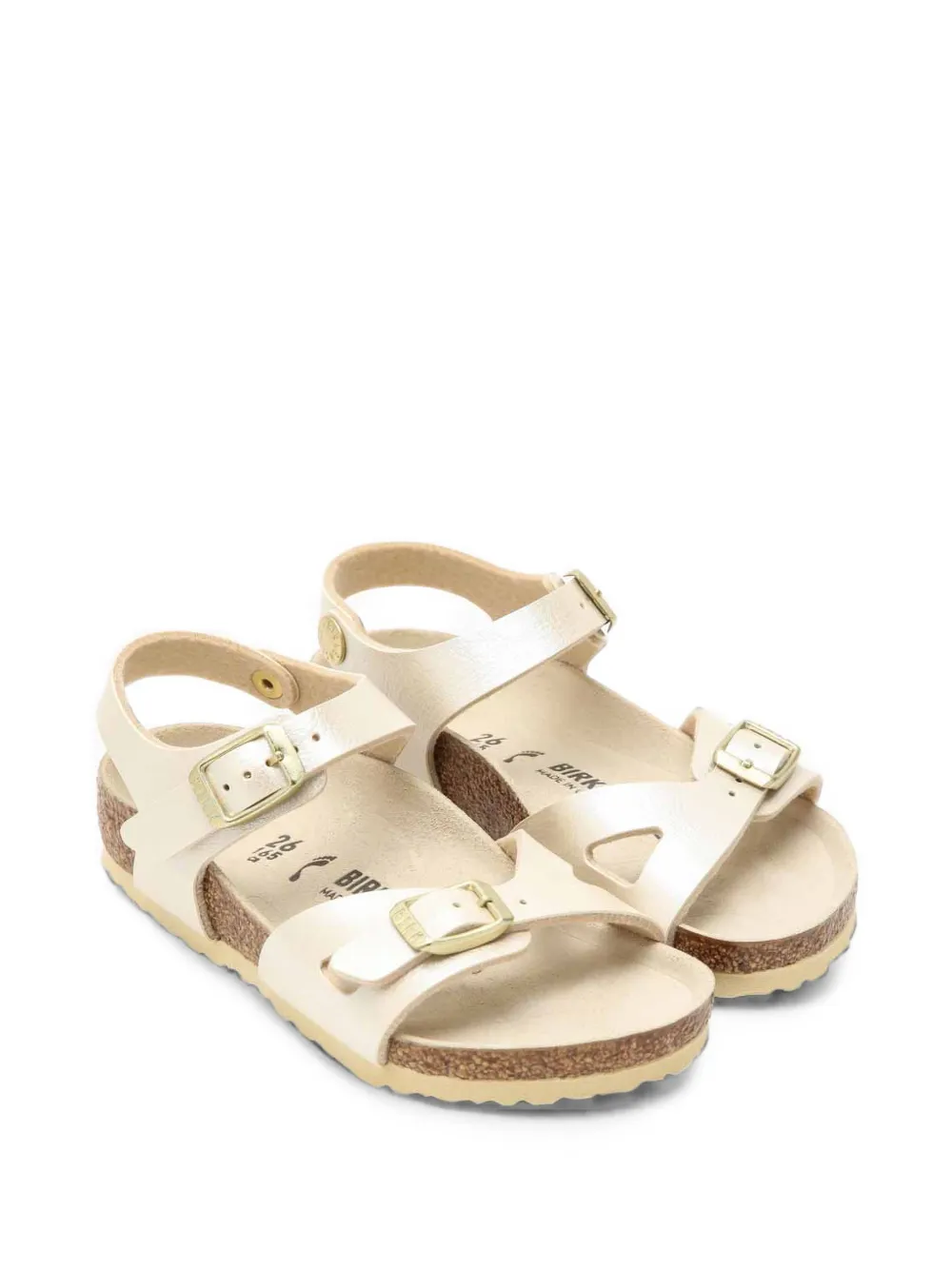 Birkenstock Kids Sandali Rio con fibbia - Toni neutri