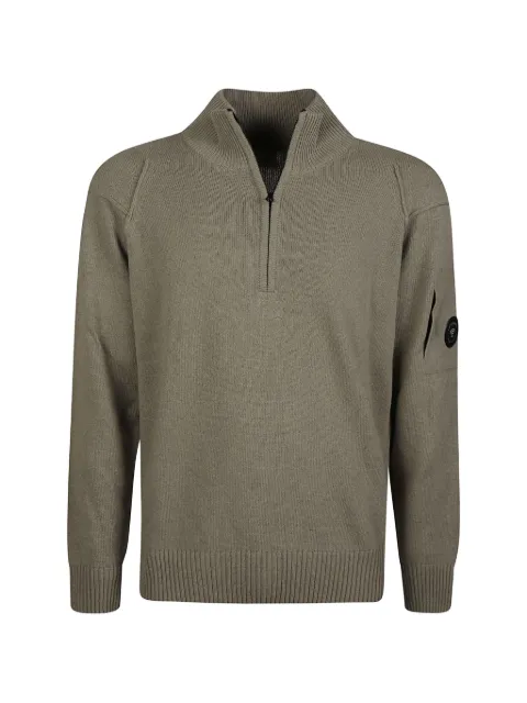 C.P. Company lambswool Lens half zip sweater