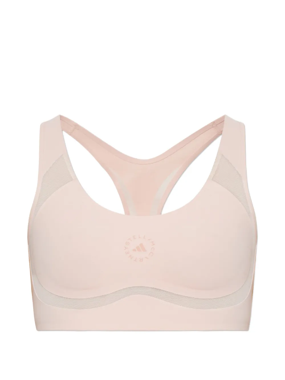 adidas by Stella McCartney Truepurpose Medium Support Sport-BH mit Logo-Print - Rosa