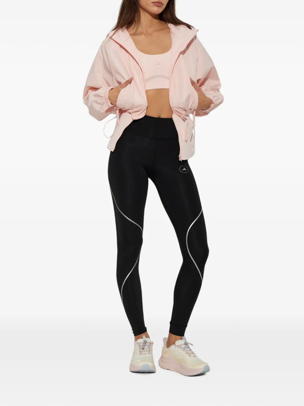 adidas by Stella McCartney Truepurpose Medium Support sport-bh met logo-print Roze