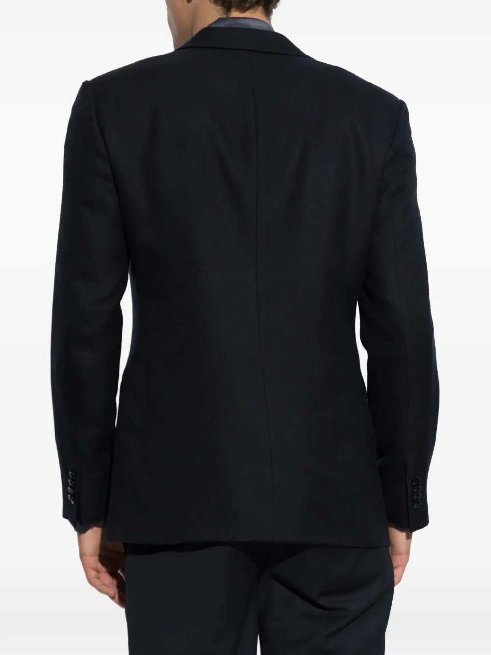 Giorgio Armani Kasjmier blazer Blauw