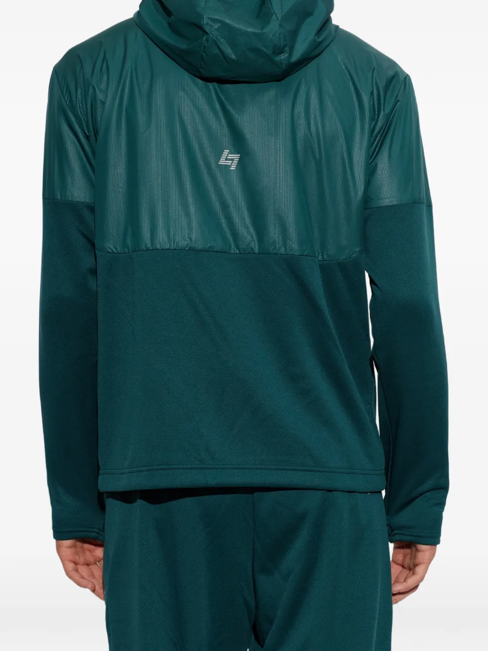 Ea7 Emporio Armani Vigor 7 jack met vlakken en logo-print Groen