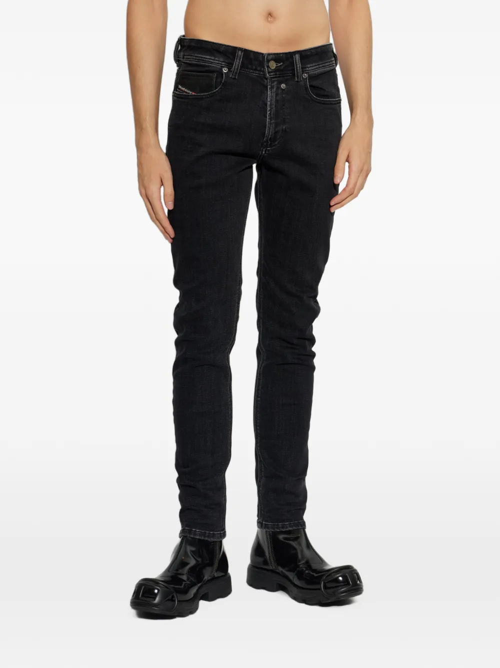 Diesel 1979 Sleenker-P jeans Zwart